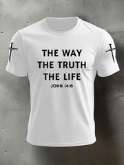 Men's Jesus The Way the Truth the Life Casual Tee