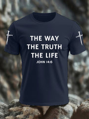 Men's Jesus The Way the Truth the Life Casual Tee