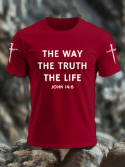 Men's Jesus The Way the Truth the Life Casual Tee