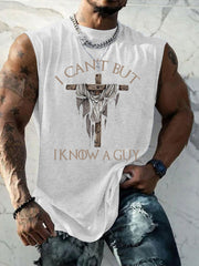 Men's I Can't But I Know A Guy Printed Vest