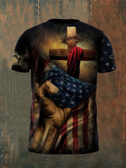 Men's I Can't But I Know A Guy Faith Cross Short Sleeve  T-shirt