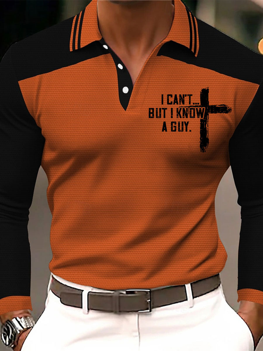 Men's I Can't But I Know A Guy Printed Casual Top