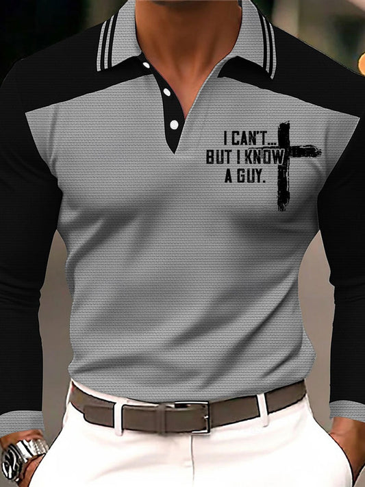 Men's I Can't But I Know A Guy Printed Casual Top