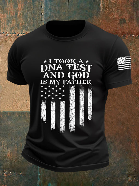 Men's I Took A DNA Test And God Is My Father Short-sleeved T-shirt