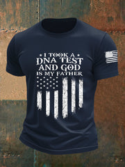 Men's I Took A DNA Test And God Is My Father Short-sleeved T-shirt