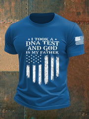 Men's I Took A DNA Test And God Is My Father Short-sleeved T-shirt