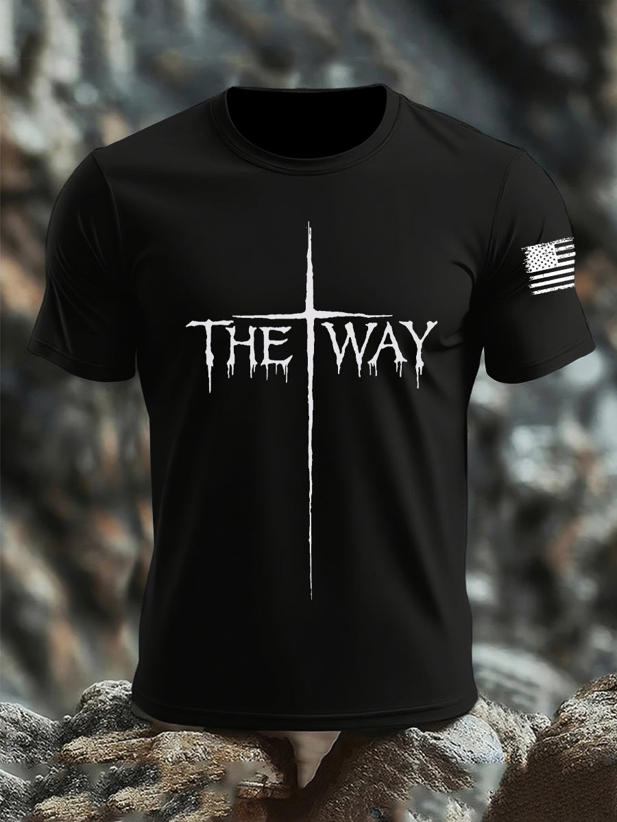 Men's The Way Cross Short-sleeved T-shirt