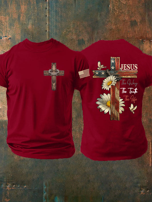 Men's John 14 6 Jesus The Way The TruthThe Life Short Sleeve T-shirt