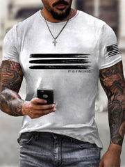 Men's It Is Finished Printed Casual T-shirt