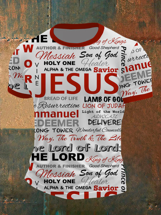 Men's Jesus Short Sleeves T-shirt