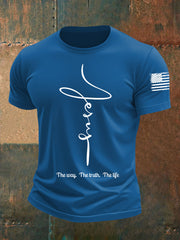 Men's Jesus The Way The Truth The Life Short-sleeved T-shirt