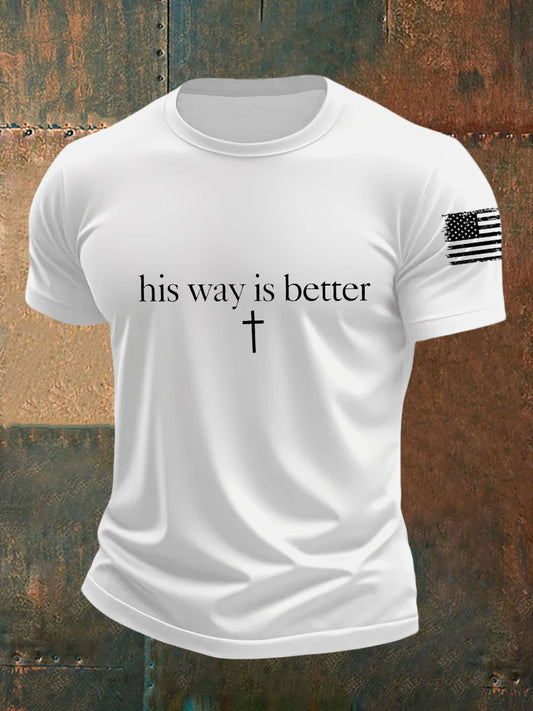 Men's His Way Is Better Short-sleeved T-shirt