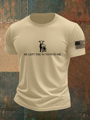 Men's Christian He Left the 99 to Find Me Short Sleeve T-shirt
