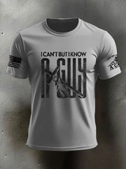 Men's I Can't But I Know A Guy Printed Casual T-shirt