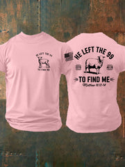 Men's Christian He Left the 99 to Find Me Short Sleeve T-shirt