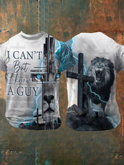 Men's I Can't But I Know A Guy Printed Casual T-shirt