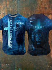 Men's I Can't But I Know A Guy Printed Casual T-shirt