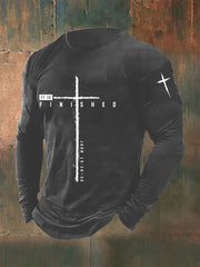 Men's It Is Finished Printed Casual T-shirt