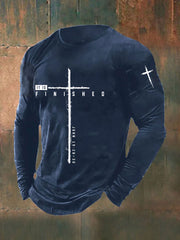 Men's It Is Finished Printed Casual T-shirt