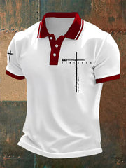 Men's It Is Finished Printed Casual Top