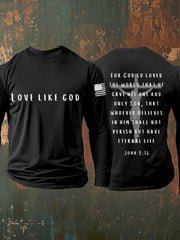 Men's lLove Like God Long Sleeve T-shirt
