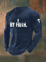 Men's Walk By Faith Printed Casual T-shirt