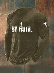 Men's Walk By Faith Printed Casual T-shirt