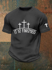 Men's It Is Finished Printed Casual T-shirt
