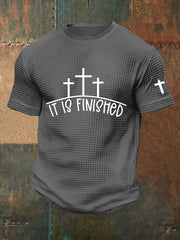 Men's It Is Finished Printed Casual T-shirt