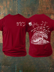 Men's When You Go Through Deep Waters Short-sleeved T-shirt