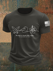 Men's He Leads Me By Still Waters He Restores My Soul Short-sleeved T-shirt