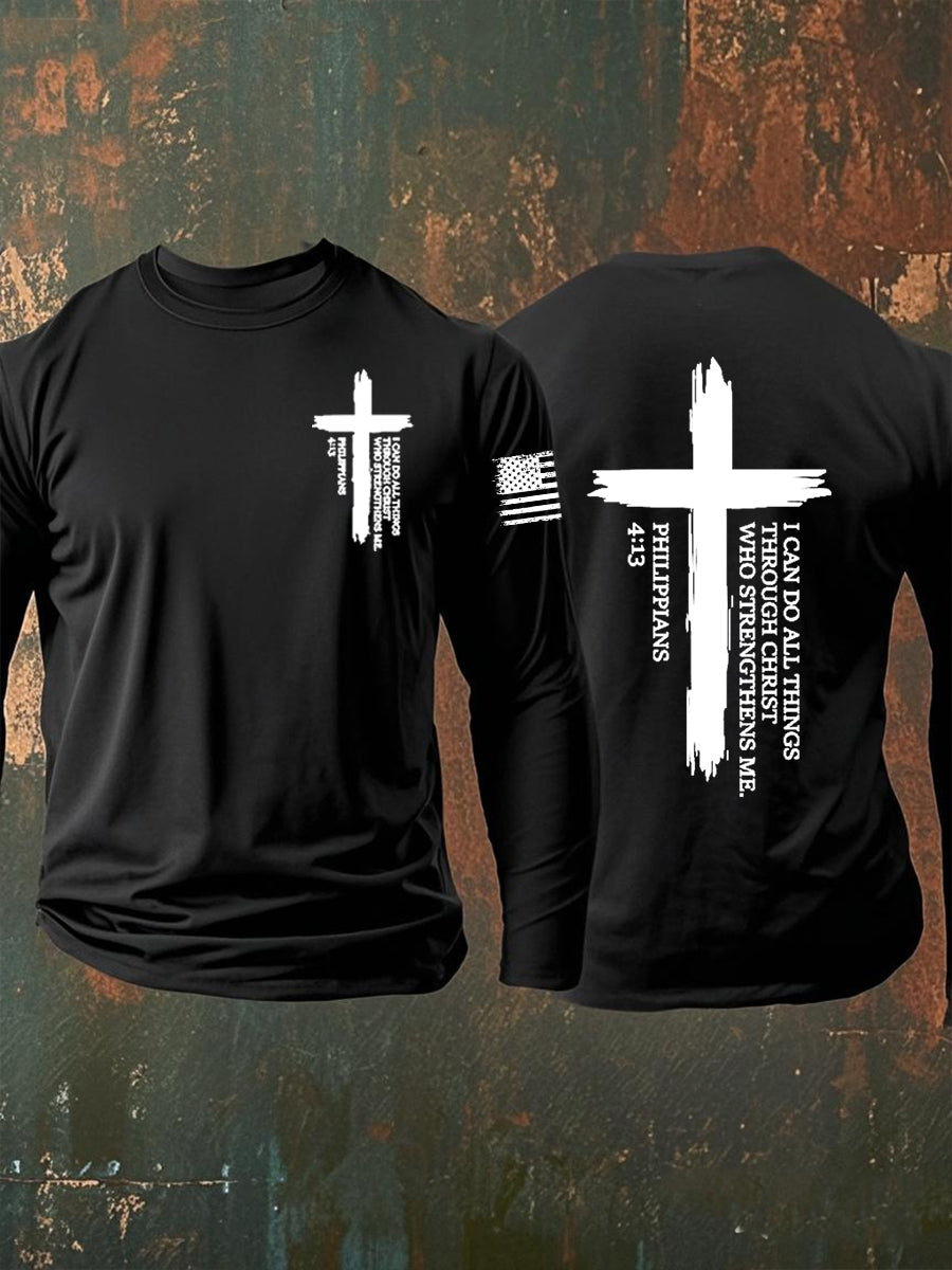 Men's I Can Do All Thing Through Christ Long Sleeve T-shirt
