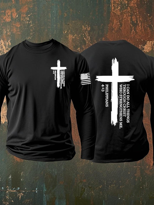 Men's I Can Do All Thing Through Christ Long Sleeve T-shirt