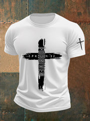 Men's Forgiven Faith Cross Short Sleeve T-shirt