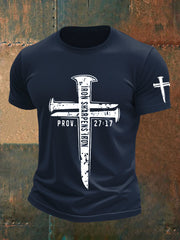 Men's Iron sharpens iron  Short Sleeve T-shirt