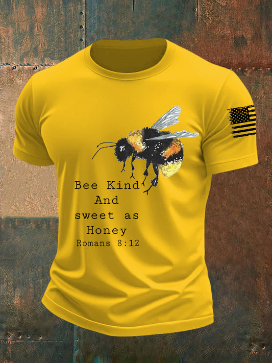 Men's Be Kind And Sweet As Honey Short-sleeved T-shirt