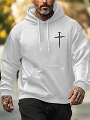 Men's Jesus The Way The Truth The Life Printed Casual Hoodie