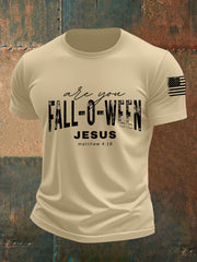 Men's Are You Fall-o-ween Jesus Short-sleeved T-shirt