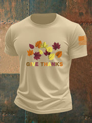 Men's Give Thanks Short-sleeved T-shirt