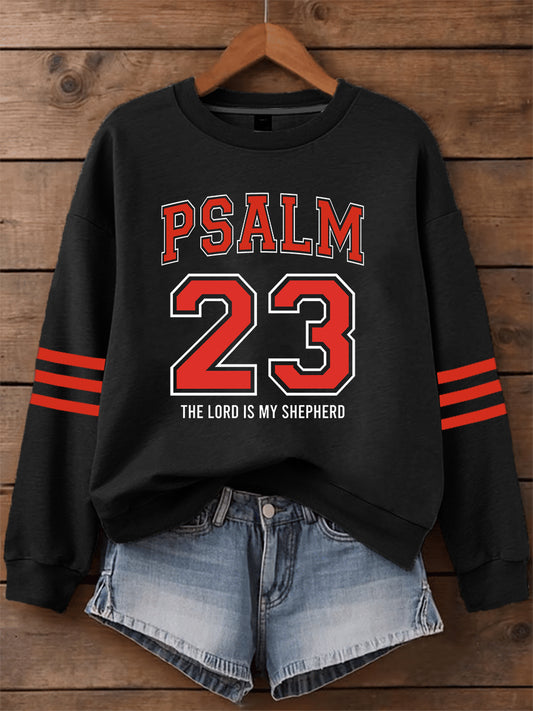 Women's Psalm 23 The Lord Is My Shepherd  Sweatshirt