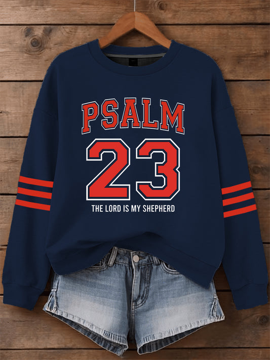 Women's Psalm 23 The Lord Is My Shepherd  Sweatshirt