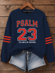 Women's Psalm 23 The Lord Is My Shepherd  Sweatshirt