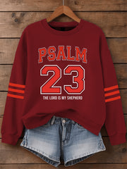 Women's Psalm 23 The Lord Is My Shepherd  Sweatshirt