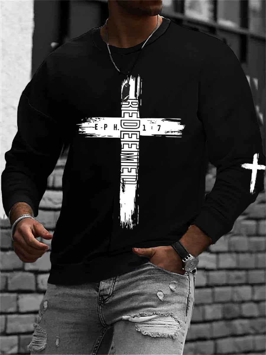 Men's Redeemed Cross Sweater