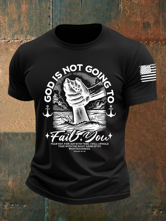 Men's God Is Not Going To Fail You Short-sleeved T-shirt