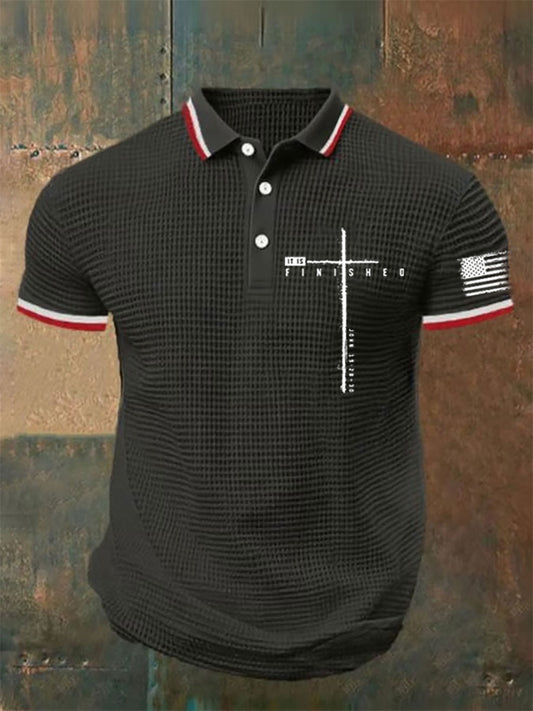 Men's It Is Finished Printed Casual T-shirt