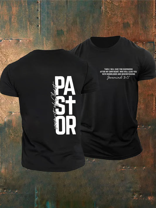 Men's Pastor Not A Miracle Worker But I Can Lead You to Someone Who Is Short SleeveT-shirt