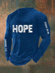 Men's Christian Bible Verses Faith Long Sleeve T-Shirt