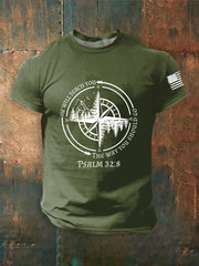 Men's He Will Teach You The Way You Should Go Short Sleeves T-shirt