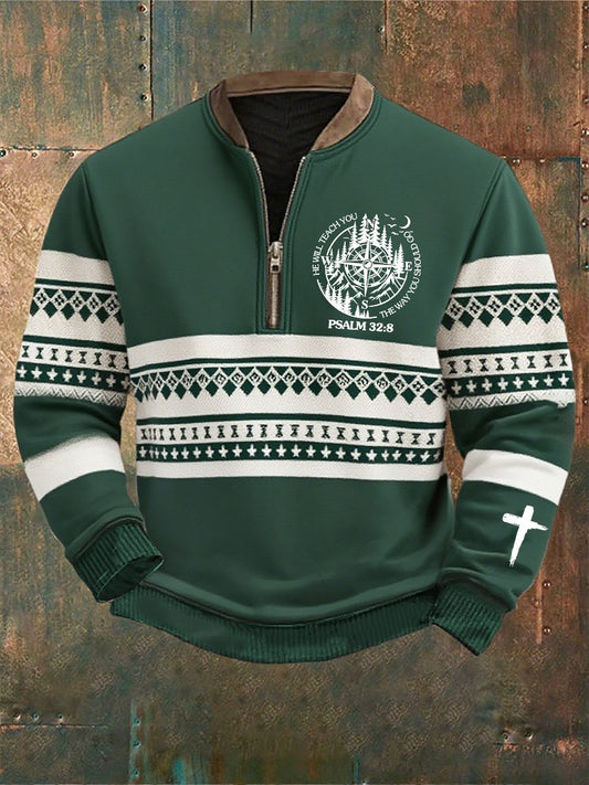 Men's He Will Teach You The Way You Should Go Sweatshirt